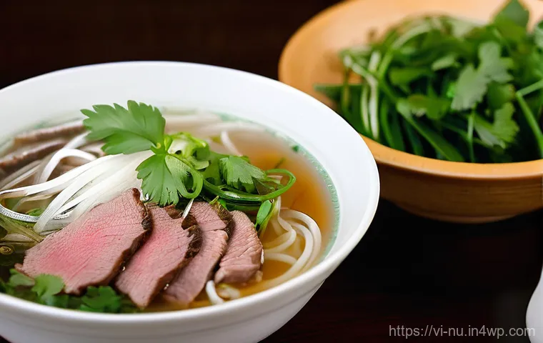 베트남식 쌀국수 만들기 완벽 가이드 - **Prompt: The Essence of Pho - A Vibrant Ingredient Spread**
    "A beautifully arranged, overhead s...