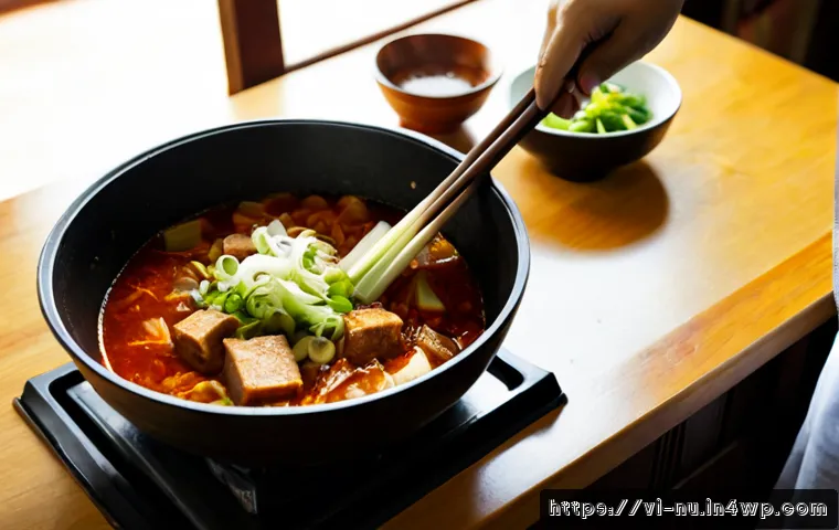 한국식 김치찌개 요리법 관련 이미지 1